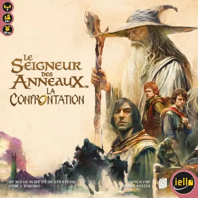 Le Seigneur des Anneaux : La Confrontation revient en VF chez Iello, le duel de bluff de Reiner Knizia