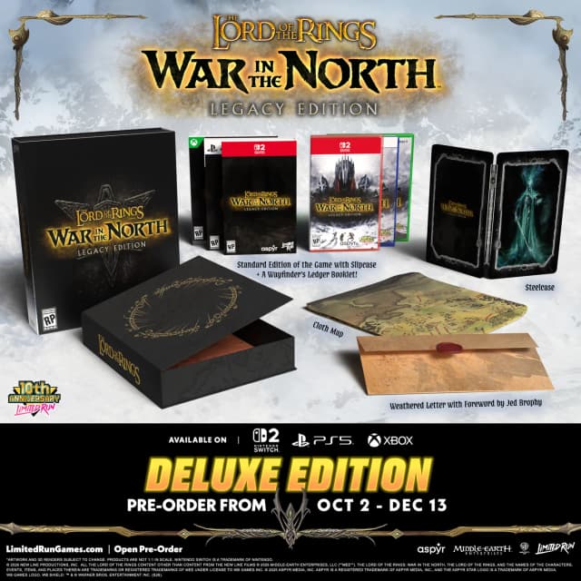 War in the North – Legacy Edition : une édition physique chez Limited Run Games sur PS5, Switch 2 et Xbox