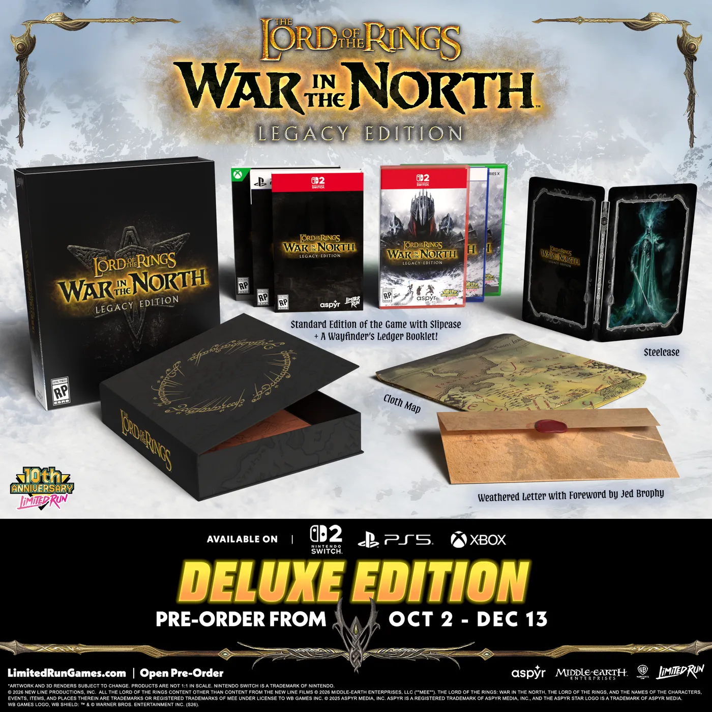 War in the North – Legacy Edition : une édition physique chez Limited Run Games sur PS5, Switch 2 et Xbox